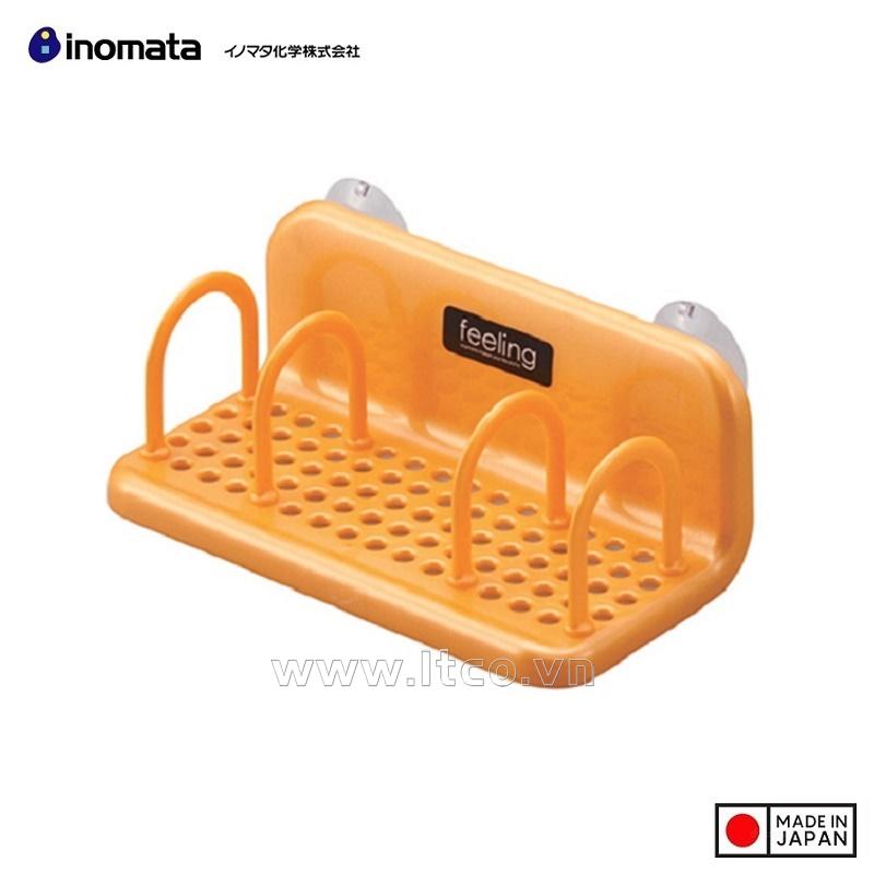 Giá đựng dụng cụ rửa chén, bát - Màu vàng