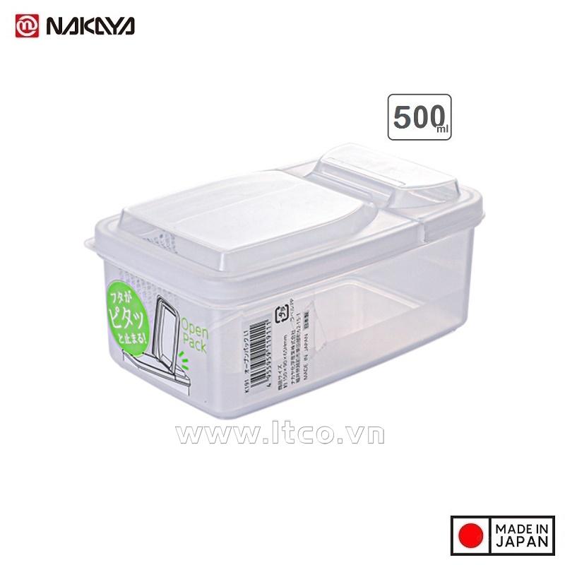 Hộp bảo quản thực phẩm Nakaya Open Pack L1 500ml
