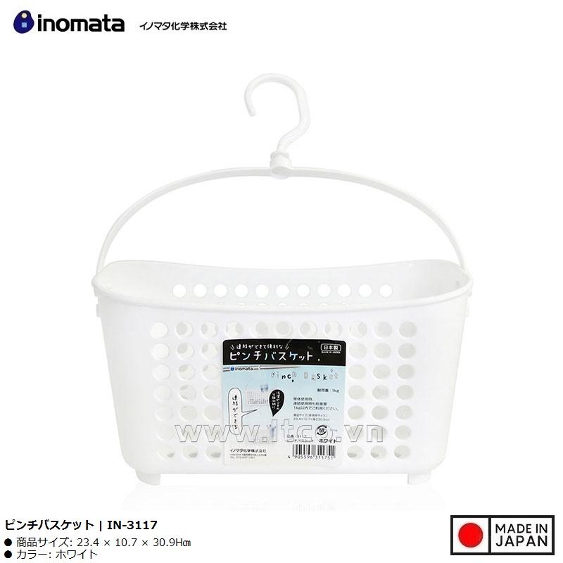 Giỏ đựng đồ đa năng có móc treo Inomata