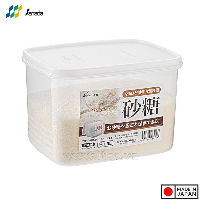 Hộp đựng thực phẩm tiện lợi Sanada Seiko 1.9L