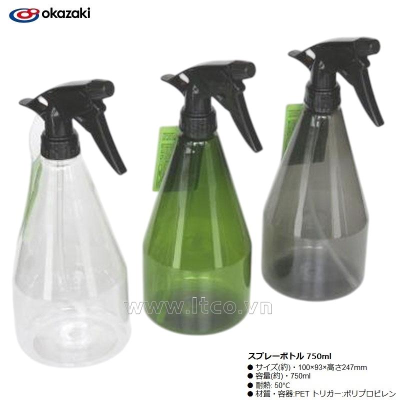 Bình xịt phun sương tưới cây cảnh Okazaki 750ml