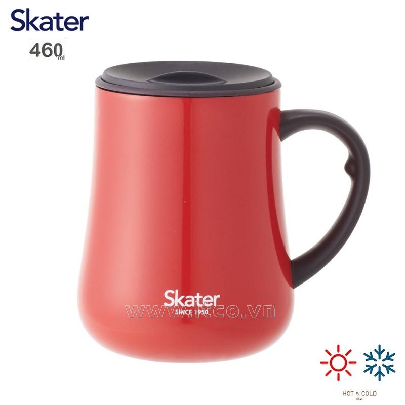Ly giữ nhiệt nắp trượt Skater 460ml - Màu đỏ