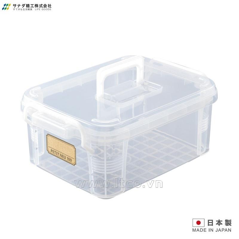 Hộp đựng đồ đa năng Petit Neu 6.5L - Màu trắng