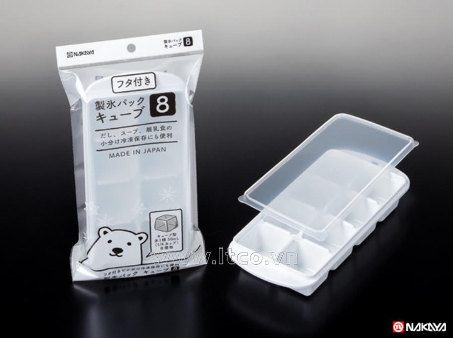 Khay làm đá 8 viên Nakaya Maker Cube (50ml/ viên)