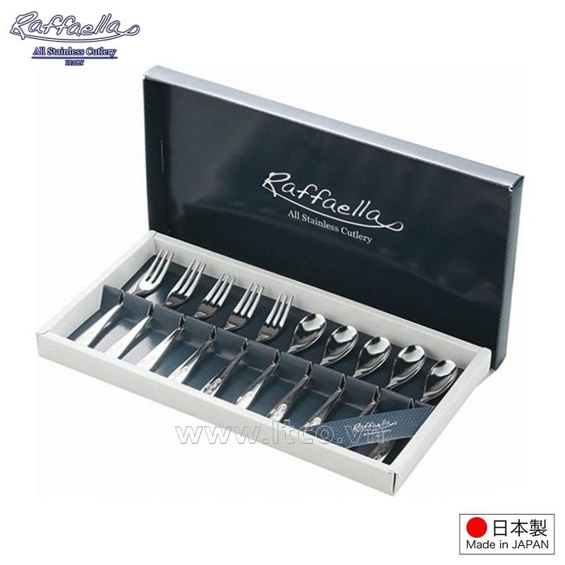 Set 10 chiếc thìa, nĩa inox cao cấp Raffaella 220mm