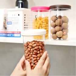 Hộp đựng đồ khô Slim Pot 680ml - nắp trắng_3