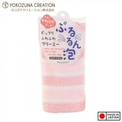 Khăn tắm kì lưng Yokozuna Pururun 20x95cm - Hồng_A