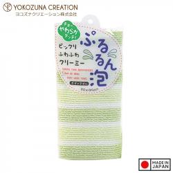 Khăn tắm kì lưng Yokozuna Pururun 20x95cm - Xanh lá_A