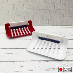Giá đựng mút rửa chén, xà bông tắm Freille - Màu đỏ_10