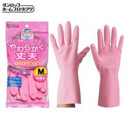Găng tay cao su mềm Dunlop Size M - màu hồng_10