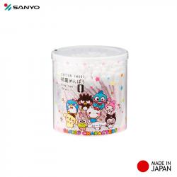 Hộp 150 tăm bông ngoáy tai kháng khuẩn Sanyo Sanrio Characters_7