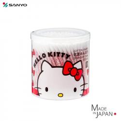 Hộp 200 tăm bông kháng khuẩn Sanyo Hello Kitty_A