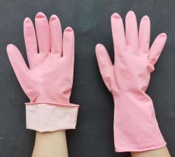 Găng tay cao su tự nhiên Dunlop hồng - size M_6