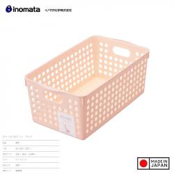 Rổ đựng đồ đa dụng Inomata size M - Light Pink_3