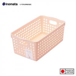 Rổ đựng đồ đa dụng Inomata size M - Light Pink_1