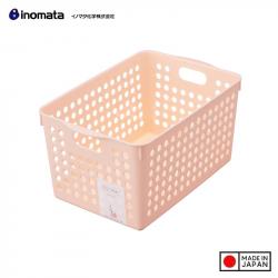 Rổ đựng đồ đa dụng Inomata size XL - Light Pink_A