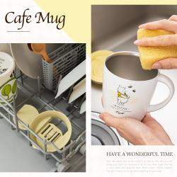 Cốc inox giữ nhiệt Asvel Cafe Mug 330ml - Hình gấu Pooh_7