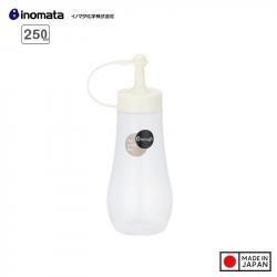 Chai đựng nước sốt Inomata Enough 250ml (S) - Nắp Trắng_1