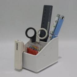 Khay đựng đồ dùng văn phòng 03 ngăn Neuube - Xám xanh_7