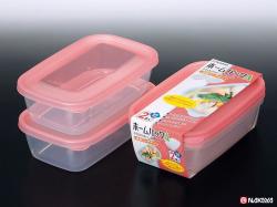 Bộ 2 hộp thực phẩm 800ml - Nắp hồng_2