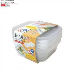 Set 3 hộp thực phẩm 380ml - Nắp trắng_5