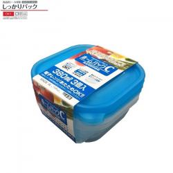 Set 3 hộp thực phẩm 380ml - Nắp xanh_3