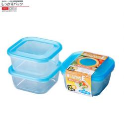 Set 3 hộp thực phẩm 380ml - Nắp xanh_5