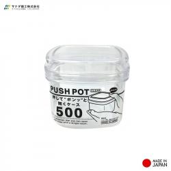 Hộp đựng thực phẩm Push Pot 500ml - Trắng trong_1