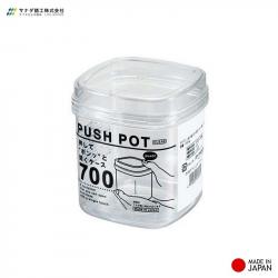Hộp đựng thực phẩm Push Pot 700ml - Trắng trong_1