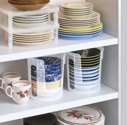 Khay đựng bát đĩa cất gọn Sanada Ø14.9cm_3