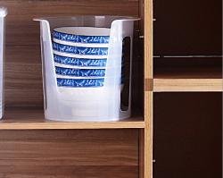Khay đựng bát đĩa cất gọn Sanada Ø14.9cm_6