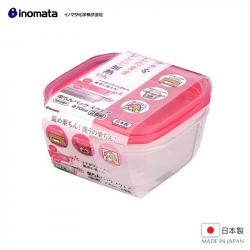 Bộ 2 hộp thực phẩm có nắp màu hồng 270ml_A