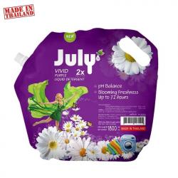 Nước giặt xả July 2X Vivid Purple - 1800ml - Tím_A