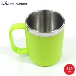 Cốc giữ nhiệt inox bọc nhựa Echo 220ml (Hồng|Nâu|Xanh|)_6