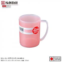 Cốc nhựa Nakaya Juicy Mug 290ml - Màu hồng_A