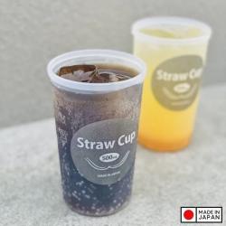 Cốc uống nước có lỗ cắm ống hút Straw Cup 500ml (màu xanh)_8