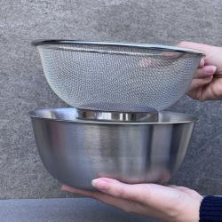 Rổ tròn inox Colander Ø22cm_9