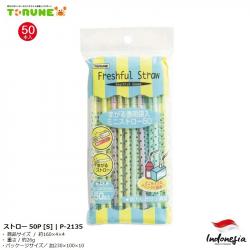 Set 50 ống hút mini bọc rời, đầu gập Torune Freshful Ø4x160mm_A