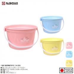 Xô nhựa trẻ em Nakaya Children's Bucket Bear 2.2L_A