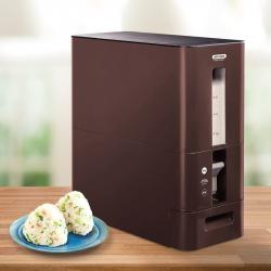 Thùng gạo thông minh Asvel Unix Ware 12kg - Màu nâu_4
