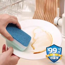 Set 03 Mút rửa chén ion bạc kháng khuẩn Ag+ Kokubo (loại cứng)_4