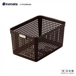 Rổ nhựa đa dụng Inomata size XL  - Màu nâu_12