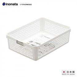 Rổ nhựa đa dụng Inomata size L - Màu trắng_13