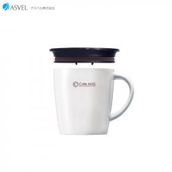 Cốc inox giữ nhiệt Asvel Cafe Mug 330ml - Màu Trắng_2