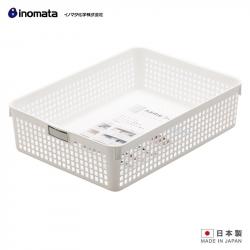 Rổ nhựa đa dụng Inomata size A4 - Màu trắng_12