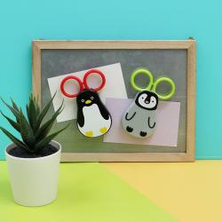 Kéo cho bé hình chim cánh cụt, có nam châm Echo Penguin_2