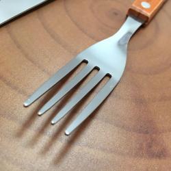 Bộ dao & nĩa inox Echo - Cán gỗ_4