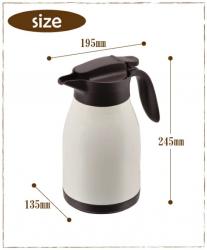 Bình nước giữ nhiệt Table Pot 1.5L - Màu trắng_3