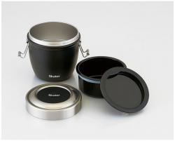 Cặp lồng/ camen inox giữ nhiệt 2 ngăn Skater 840ml - Màu đen_2
