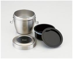 Cặp lồng/ camen inox giữ nhiệt 2 ngăn Skater 840ml - Màu xám_3